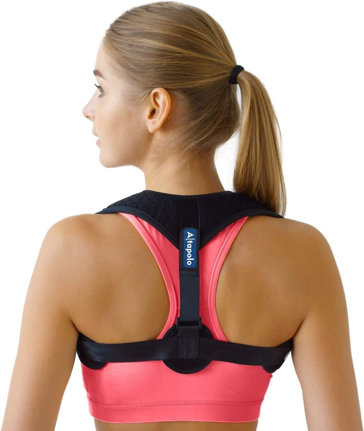 Posture Corrector for Women & Men – Adjustable Shoulder Posture Brace – Figure 8 Clavicle Brace for Posture Correction and Alignment – Invisible Thoracic Back Brace