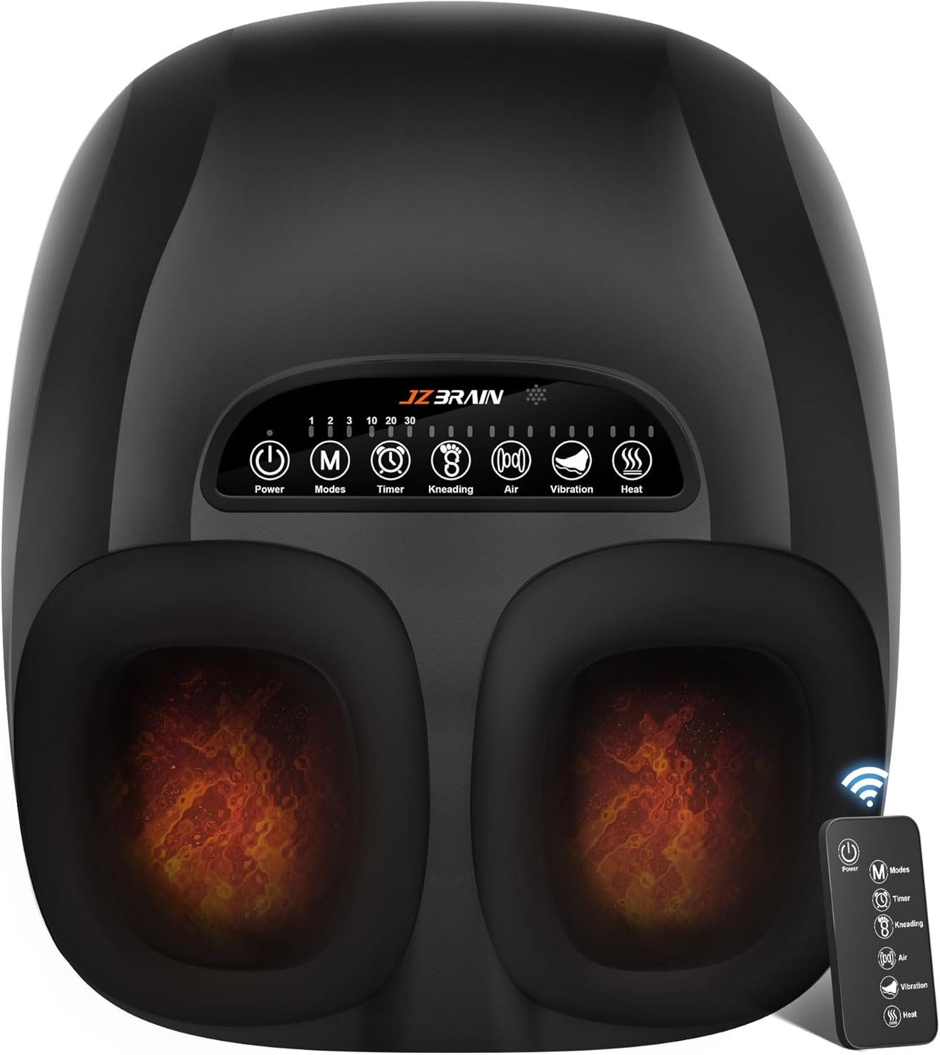 Shiatsu Foot Massager Machine with Heat : Deep Kneading Foot Massager with Vibration & Compression for Plantar Fasciitis & Neuropathy – for Women & Men,Relax for Home Office Use
