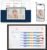 Changing 10.1 inch All-in-one Smart Display with Anti-Glare Touchscreen, Google Digital Calendar,Voice Assistant&Home hub, Wall-Mount Digital Picture Frame, Install Google Play Apps (White&Black)
