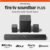 Amazon Fire TV Soundbar Plus with subwoofer and surround sound speakers (newest model), 5.1 channel, Dolby Atmos, clear dialogue