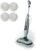 Shark Steam & Scrub Steam Mop, All-in-One Scrubbing and Sanitizing Hard Floor Cleaner, LED Headlights, 4 Dirt Grip Soft Scrub Pads Included, XL Water Tank, Swivel Steering, Hawaiian Grey, S8001