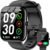 Smart Watch with Alexa Built-in, 1.83″ HD Touchscreen Fitness Tracker, Bluetooth Notifications/Calls, IP68 Waterproof, 120+ Sport Modes, 24/7 Heart Rate & Sleep Monitor for iPhone Android iOS (Black)