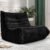 Bean Bag Chair Big Sofa Beanbag Chair for Adults Fireside Chair Bean Bag Lounger with Memory Foam Filled for Home,Apartment or Gaming Venue(Black Plush)